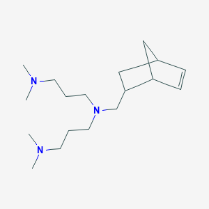 molecular formula C18H35N3 B4898759 (bicyclo[2.2.1]hept-5-en-2-ylmethyl)bis[3-(dimethylamino)propyl]amine 