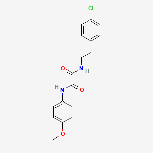 molecular formula C17H17ClN2O3 B4898792 N-[2-(4-chlorophenyl)ethyl]-N'-(4-methoxyphenyl)ethanediamide CAS No. 5377-60-6