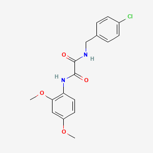 molecular formula C17H17ClN2O4 B4898830 N-(4-chlorobenzyl)-N'-(2,4-dimethoxyphenyl)ethanediamide 