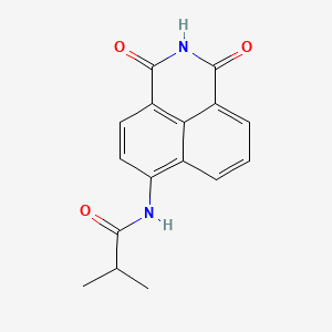 molecular formula C16H14N2O3 B4898839 N-(1,3-dioxo-2,3-dihydro-1H-benzo[de]isoquinolin-6-yl)-2-methylpropanamide 