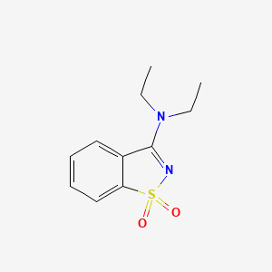 molecular formula C11H14N2O2S B4898904 N,N-diethyl-1,2-benzisothiazol-3-amine 1,1-dioxide CAS No. 5435-30-3