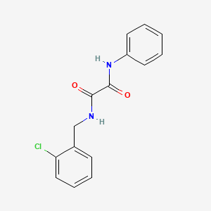 molecular formula C15H13ClN2O2 B4898932 N-(2-chlorobenzyl)-N'-phenylethanediamide 