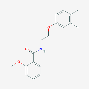 molecular formula C18H21NO3 B4898978 N-[2-(3,4-dimethylphenoxy)ethyl]-2-methoxybenzamide 