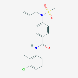 4-[allyl(methylsulfonyl)amino]-N-(3-chloro-2-methylphenyl)benzamide