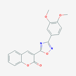 3-(3-(3,4-dimethoxyphenyl)-1,2,4-oxadiazol-5-yl)-2H-chromen-2-one