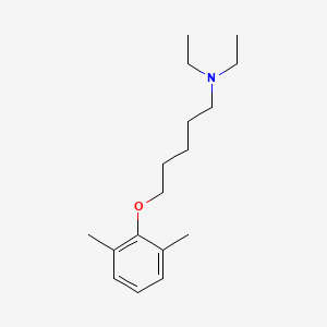 molecular formula C17H29NO B4899416 5-(2,6-dimethylphenoxy)-N,N-diethyl-1-pentanamine 
