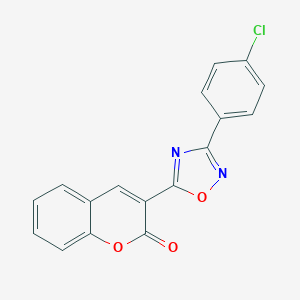 3-(3-(4-chlorophenyl)-1,2,4-oxadiazol-5-yl)-2H-chromen-2-one