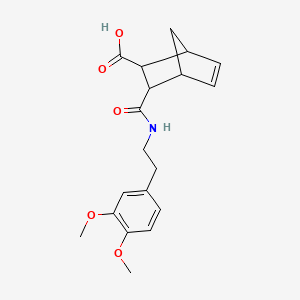 3-({[2-(3,4-dimethoxyphenyl)ethyl]amino}carbonyl)bicyclo[2.2.1]hept-5-ene-2-carboxylic acid