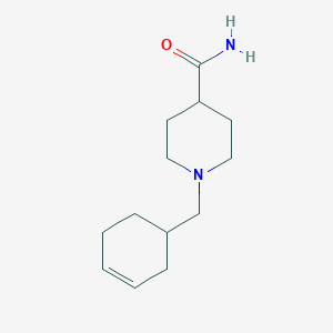 molecular formula C13H22N2O B4899621 1-(3-cyclohexen-1-ylmethyl)-4-piperidinecarboxamide 