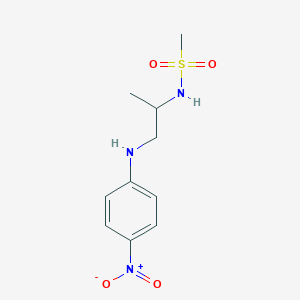 N-{1-methyl-2-[(4-nitrophenyl)amino]ethyl}methanesulfonamide