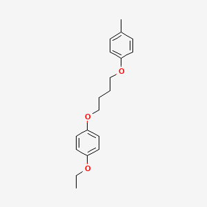 molecular formula C19H24O3 B4899689 1-ethoxy-4-[4-(4-methylphenoxy)butoxy]benzene 