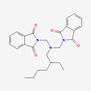 molecular formula C26H29N3O4 B4899899 2,2'-[[(2-ethylhexyl)imino]bis(methylene)]bis(1H-isoindole-1,3(2H)-dione) 