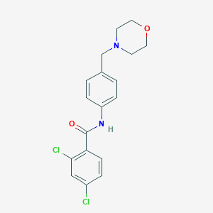 2,4-dichloro-N-[4-(4-morpholinylmethyl)phenyl]benzamide