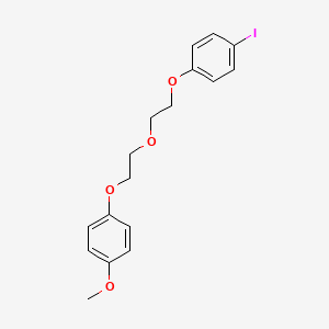 1-iodo-4-{2-[2-(4-methoxyphenoxy)ethoxy]ethoxy}benzene