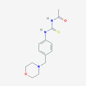 N-acetyl-N'-[4-(4-morpholinylmethyl)phenyl]thiourea