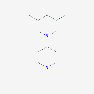 molecular formula C13H26N2 B4900181 1',3,5-trimethyl-1,4'-bipiperidine 