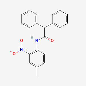 N-(4-methyl-2-nitrophenyl)-2,2-diphenylacetamide