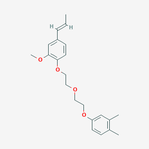 1-{2-[2-(3,4-dimethylphenoxy)ethoxy]ethoxy}-2-methoxy-4-(1-propen-1-yl)benzene