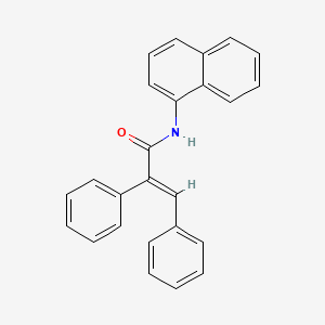 molecular formula C25H19NO B4900261 N-1-naphthyl-2,3-diphenylacrylamide 