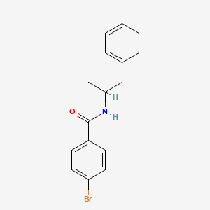 4-bromo-N-(1-methyl-2-phenylethyl)benzamide