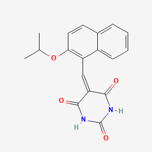 5-[(2-isopropoxy-1-naphthyl)methylene]-2,4,6(1H,3H,5H)-pyrimidinetrione