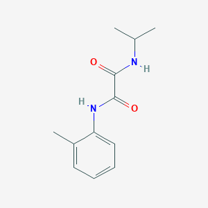 molecular formula C12H16N2O2 B4900395 N-isopropyl-N'-(2-methylphenyl)ethanediamide 