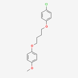 1-chloro-4-[4-(4-methoxyphenoxy)butoxy]benzene