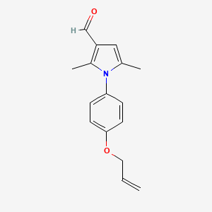 1-[4-(allyloxy)phenyl]-2,5-dimethyl-1H-pyrrole-3-carbaldehyde