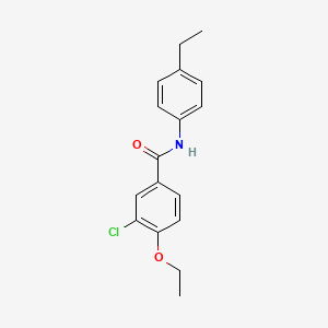 3-chloro-4-ethoxy-N-(4-ethylphenyl)benzamide