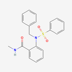 2-[benzyl(phenylsulfonyl)amino]-N-methylbenzamide