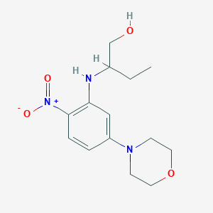 2-{[5-(4-morpholinyl)-2-nitrophenyl]amino}-1-butanol