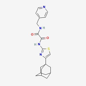 N-[4-(1-adamantyl)-1,3-thiazol-2-yl]-N'-(4-pyridinylmethyl)ethanediamide