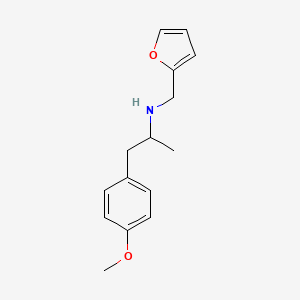 N-(furan-2-ylmethyl)-1-(4-methoxyphenyl)propan-2-amine