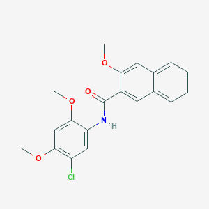 N-(5-chloro-2,4-dimethoxyphenyl)-3-methoxy-2-naphthamide