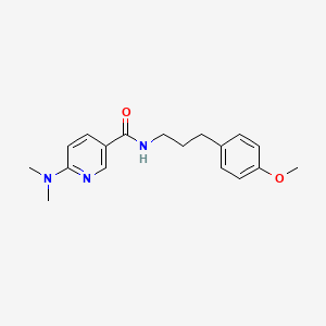 6-(dimethylamino)-N-[3-(4-methoxyphenyl)propyl]nicotinamide