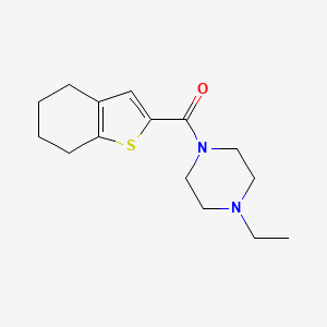 1-ethyl-4-(4,5,6,7-tetrahydro-1-benzothien-2-ylcarbonyl)piperazine