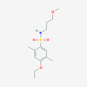 molecular formula C14H23NO4S B4900781 [(4-Ethoxy-2,5-dimethylphenyl)sulfonyl](3-methoxypropyl)amine 