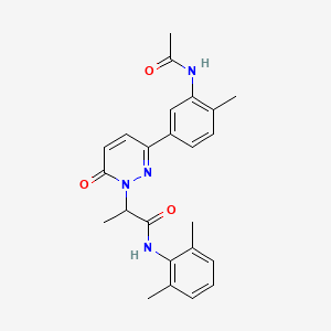 2-{3-[3-(acetylamino)-4-methylphenyl]-6-oxopyridazin-1(6H)-yl}-N-(2,6-dimethylphenyl)propanamide