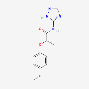 2-(4-methoxyphenoxy)-N-4H-1,2,4-triazol-3-ylpropanamide