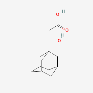 molecular formula C14H22O3 B4900917 3-(1-adamantyl)-3-hydroxybutanoic acid 