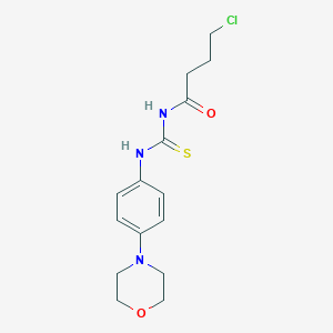 N-(4-chlorobutanoyl)-N'-(4-morpholin-4-ylphenyl)thiourea