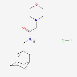 N-(1-adamantylmethyl)-2-(4-morpholinyl)acetamide hydrochloride