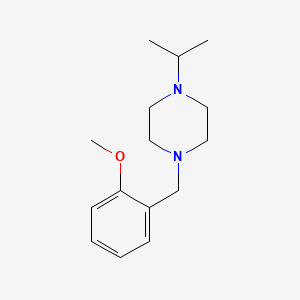 molecular formula C15H24N2O B4900941 1-isopropyl-4-(2-methoxybenzyl)piperazine 