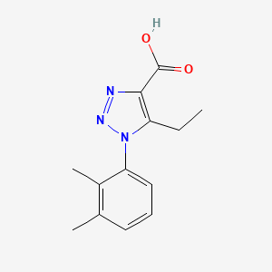 molecular formula C13H15N3O2 B4900966 1-(2,3-dimethylphenyl)-5-ethyl-1H-1,2,3-triazole-4-carboxylic acid 