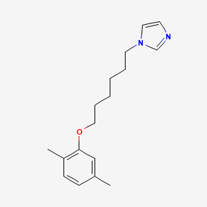 molecular formula C17H24N2O B4900977 1-[6-(2,5-Dimethylphenoxy)hexyl]imidazole 