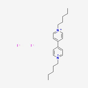 molecular formula C20H30I2N2 B4900980 4,4'-Bipyridinium, 1,1'-dipentyl-, diiodide CAS No. 38188-87-3