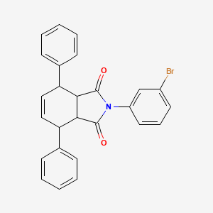 2-(3-bromophenyl)-4,7-diphenyl-3a,4,7,7a-tetrahydro-1H-isoindole-1,3(2H)-dione