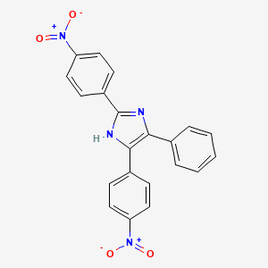 2,5-bis(4-nitrophenyl)-4-phenyl-1H-imidazole