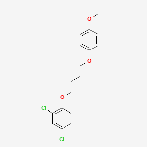 2,4-dichloro-1-[4-(4-methoxyphenoxy)butoxy]benzene