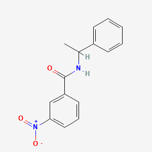 molecular formula C15H14N2O3 B4901375 3-nitro-N-(1-phenylethyl)benzamide CAS No. 124215-34-5